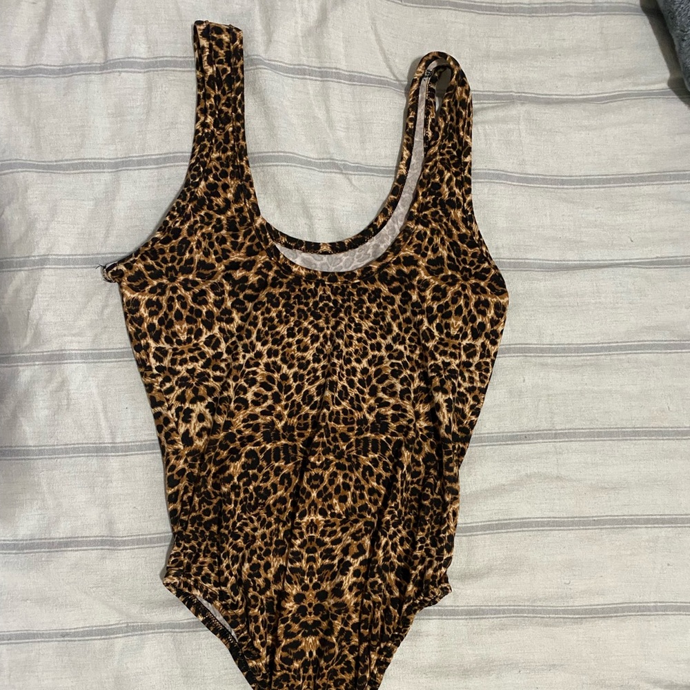 Cheetah print bodysuit